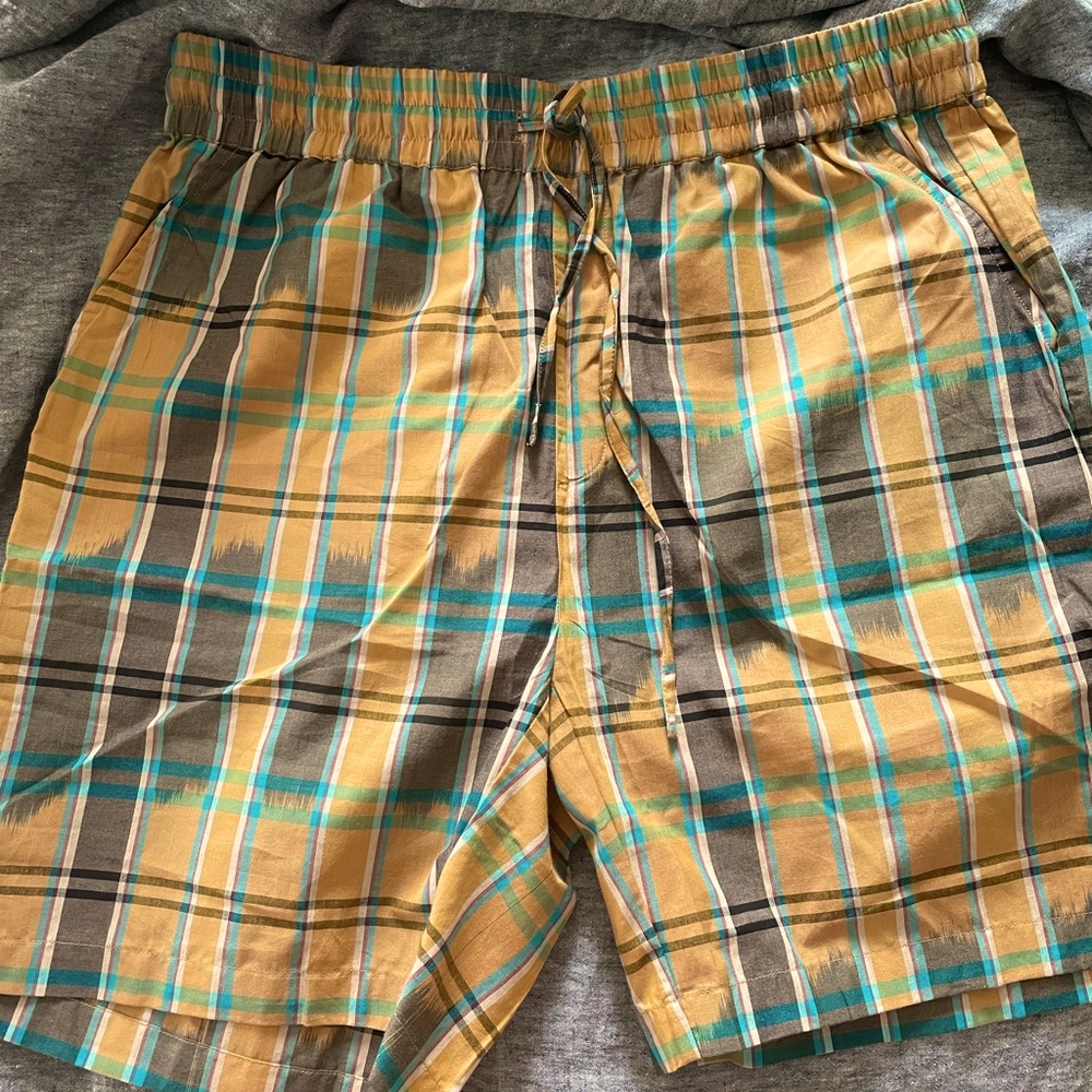 J.Peterman Madras Shorts
